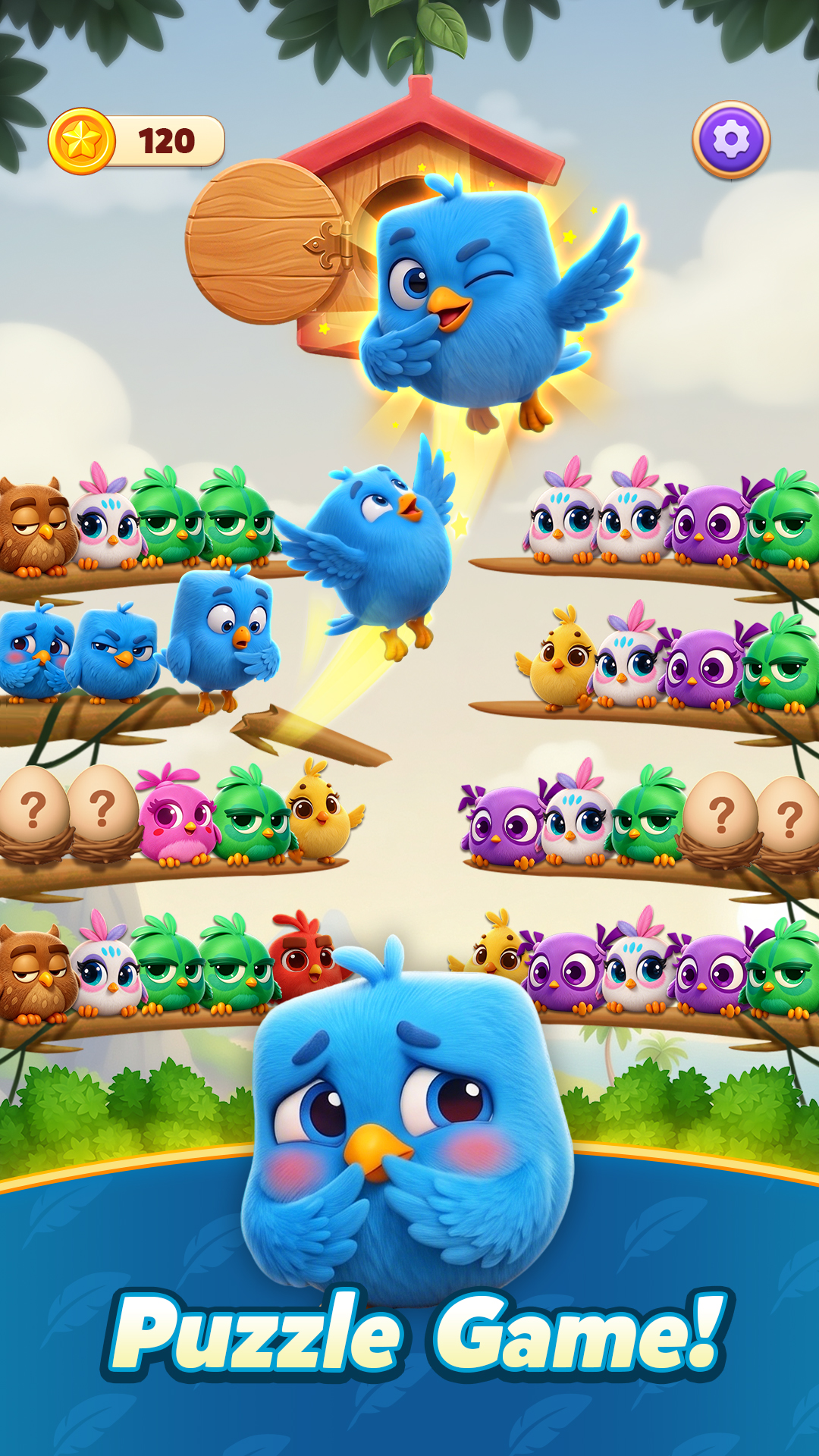 Chirpy Sort Puzzle Level
